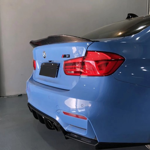 SPOILER HOKEJ KLAPY TYLNEJ BMW F30 SKRZYDŁO CARBON - 5