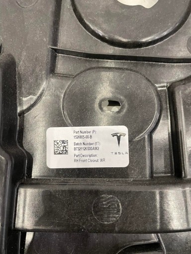 TESLA Y POKRYWA DRZWI MECHANIZMU SZYBY PRAWY PRZOD - 2