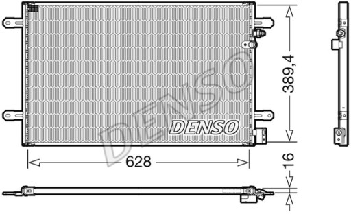 Skraplacz, klimatyzacja DENSO DCN02017 - 2