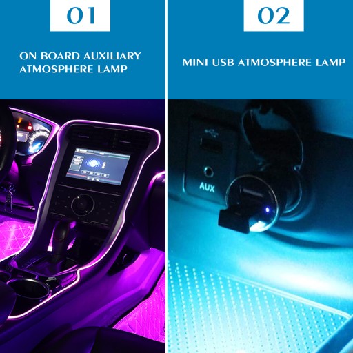 Міні USB освітлення атмосфера світла - 6