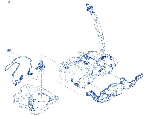 Канал сечовини adblue Nissan NV400 2042000qab - 1