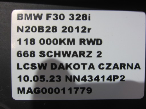 BMW F30 328i N20 OBUDOWA FILTRA POWIETRZA 7597589 - 9