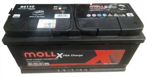 Акумуляторна батарея MOLL XTRA CHARGE 110Ah 900A DOJ + WYM LDZ - 1