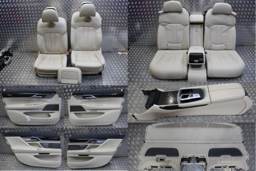 BMW 7 G12 обивка сидений диван боковины массаж - 1