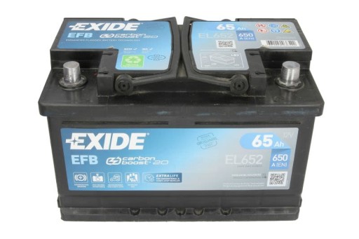 Акумулятор EXIDE 12V 65AH / 650A START & STOP P+ - 6