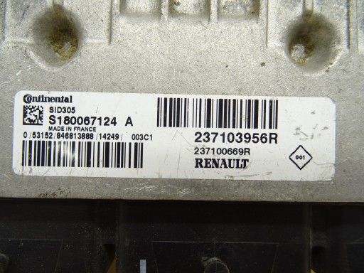 RENAULT DACIA 1.5 DCI ДРАЙВЕР ДВИГУНА 237100669R - 3