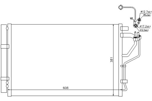 CHŁODNICA KLIMATYZACJI HYUNDAI - 16