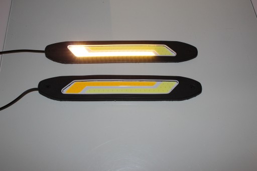 денний час з покажчиком повороту DRL LED COB 26CM - 5