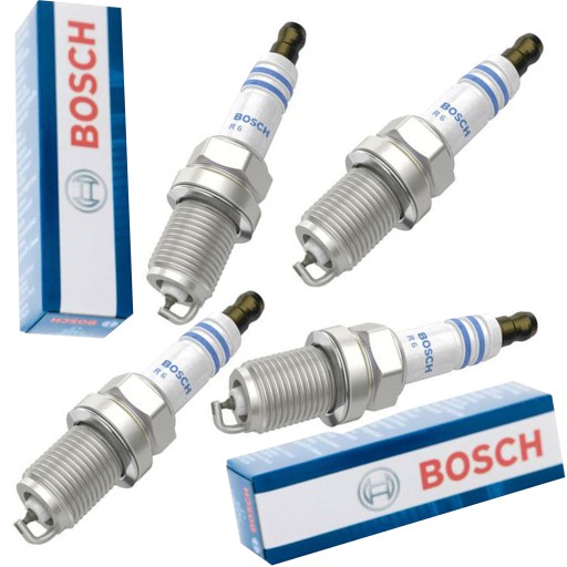 4X ŚWIECA ZAPŁONOWA BOSCH LPG IRYDOWA FR6KI332S - 1