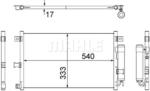 MAHLE AC 507 000S Skraplacz, klimatyzacja - 2