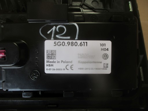 Рамка тунелю перемикачі 5G0980611 VW PASSAT B8 - 5