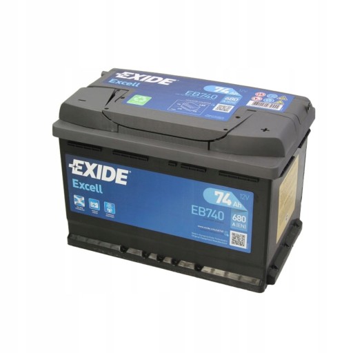 Akumulator EXIDE EXCELL 74Ah 680A P+ - 1