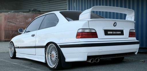 Спойлер Елерон закрилки BMW E36 GT Style High чорний - 1