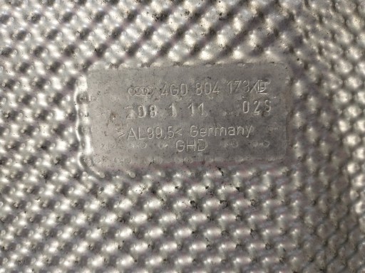 Тепловий щит шасі Audi A6 C7 4g0804173 - 2