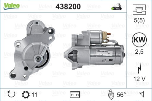 ROZRUSZNIK 12V CITROEN C4 PICASSO II 2.0 135 150 - 2