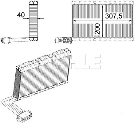 PAROWNIK MAHLE do RENAULT KERAX - 2