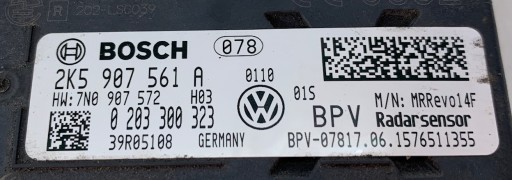 VW AUDI SKODA SEAT RADAR DISTRONIC ACC 2K5907561A - 3