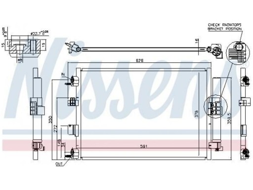 SKRAPLACZ KLIMATYZACJI FORD TRANSIT 1.0-1.6 13-19 - 2