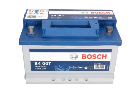 Akumulator BOSCH S4 007 (72Ah/680A, prawy +, B13) - 3