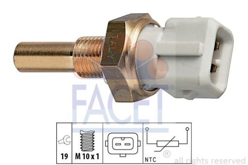 EPS датчик температури води води VW білий 2-WS.ВК - 2