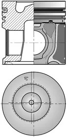 Tłok 41506600 KOLBENSCHMIDT - 1