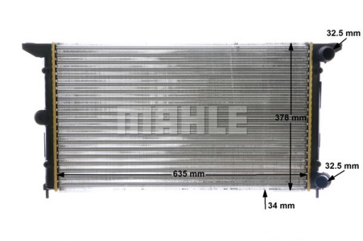 Mahle CR 641 000s радіатор, система охолодження s - 13