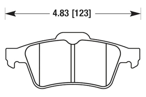 HAWK HPS 5.0 ЗАДНІ КОЛОДКИ FORD FOCUS III MK3 ST RS - 2