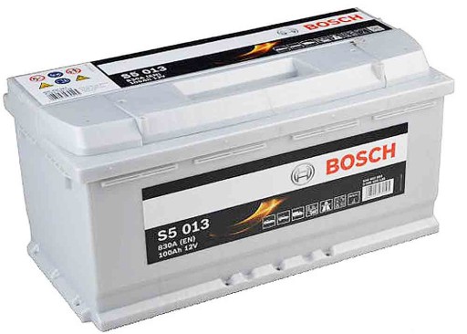 AKUMULATOR 100AH 830A SILVER S5 P+ BOSCH - 12