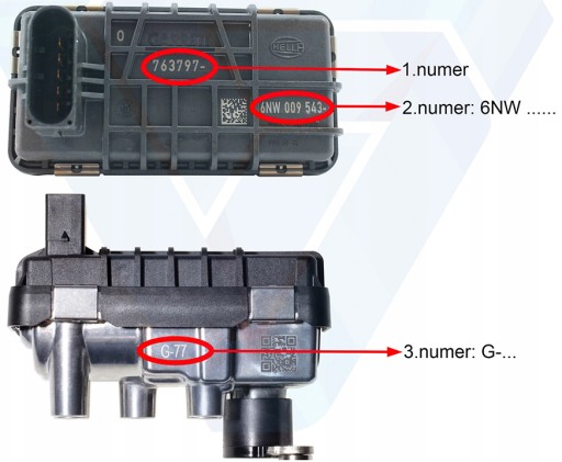 Turbo Actuator G-83 6NW009550 Audi Q5 A6- 3.0 TDI - 6
