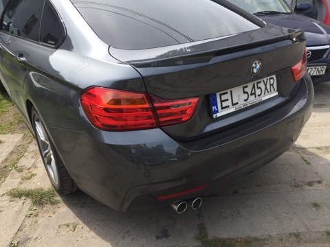 BMW 4 F36 Gran COUPE спойлер Волан спойлер грунтовка - 9