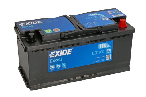 Акумулятор EXIDE 12V 110Ah / 850A EXCELL p+ - 2
