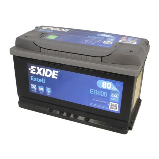 Акумулятор EXIDE EXCELL 80AH 640A p+ - 1