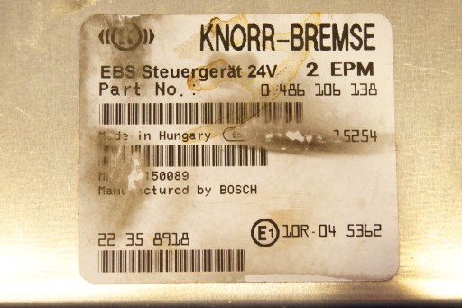 кассета ECU EBS Volvo FL FE 22358918 - 3