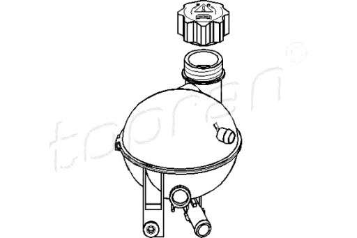 РЕЗЕРВУАР ДЛЯ РІДИНИ РАДІАТОРА TOPRAN 1323A3 - 2