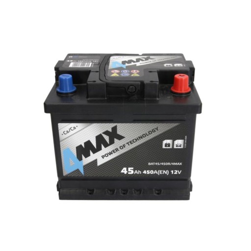 Akumulator 4MAX ECOLINE 45Ah 450A P+ - 2