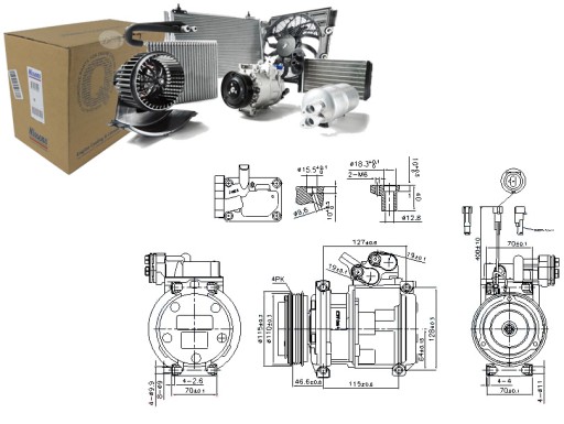 Компресор кондиціонера NISSENS 89329 - 8