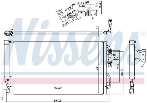 NISSENS 940590 конденсатор, Кондиціонер - 5