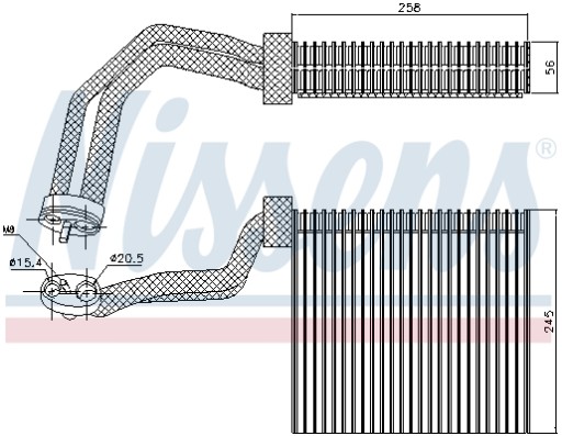 Випарник для AUDI A4 B6 1.6 1.8 1.9 TDI 2.0 FSI 2.4 - 2