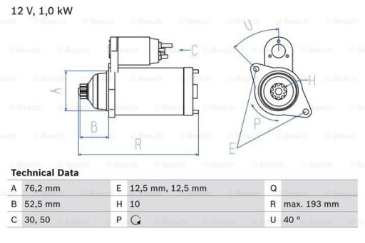 Стартер SEAT IBIZA SKODA Fabia VW Bora, GOLF - 3