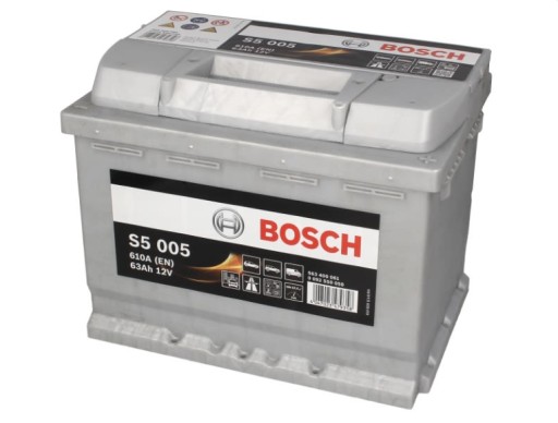 Акумулятор 63AH 610A BOSCH S5 PowerFrame S5 005 найпотужніший - 2
