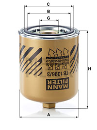 Манн-фильтр TB 1396/3 X фильтр осушителя воздуха - 3