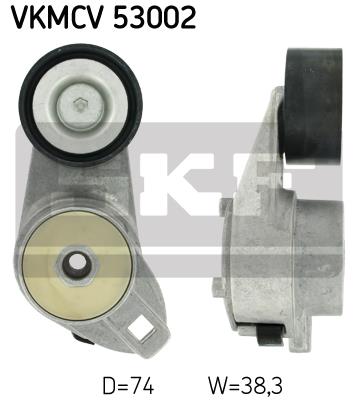 Натяжний ролик ременя навісного обладнання SKF VKMCV 53002 - 2