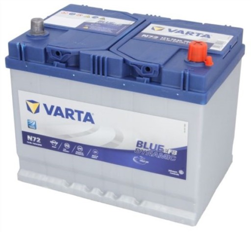 Батарея VARTA 72ah 760a EfB START-STOP пікап - 1