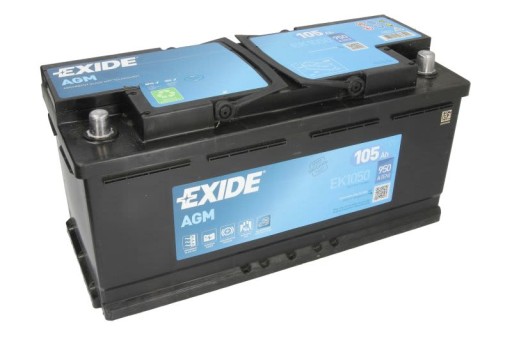 Стартовий акумулятор EXIDE EK1050 - 2