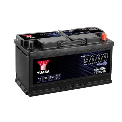 Акумулятор Yuasa 95AH AGM 850A START-STOP YBX9019 - 5