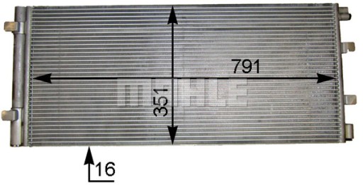 РАДИАТОР КОНДИЦИОНЕРА MAHLE KNECHT AC776000S - 6