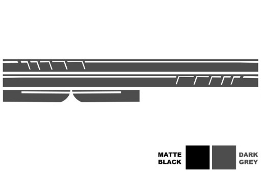 Spoiler Dyfuzor Naklejki Mercedes A W176 12-18 - 10