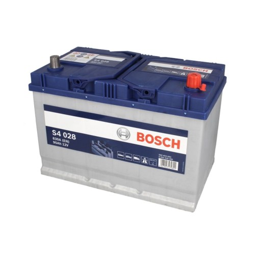 Акумулятор BOSCH S4 95ah 830A p+ - 1