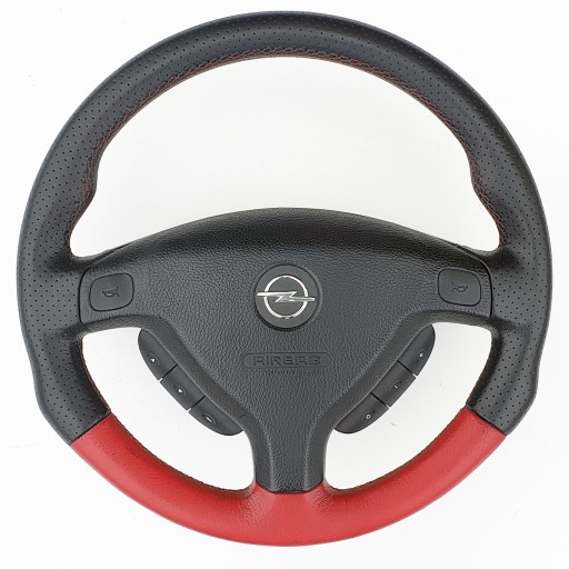 Opel Astra G Zafira A OPC рульове колесо червоний Linea Rossa подушка безпеки - 1