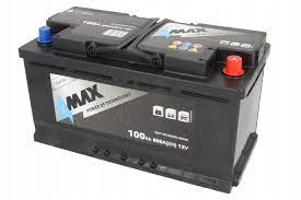 Akumulator 4MAX 12V 100Ah 800A Prawy + - 1